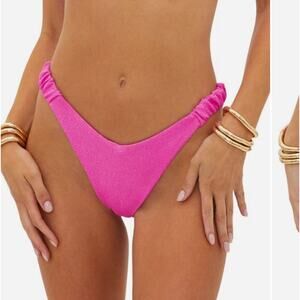 Beach Riot Phoebe High Cut Pink Bikini Bottom NWT
